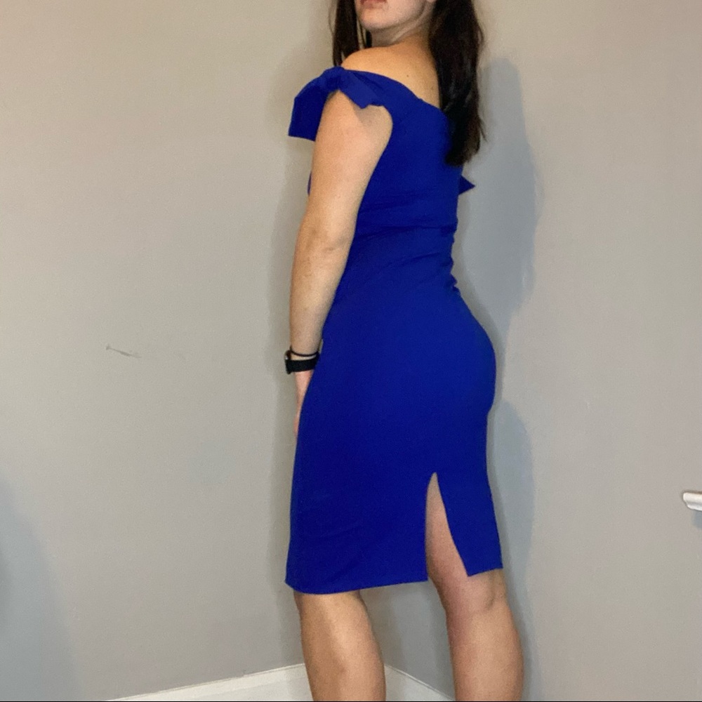 Superdown x Revolve Shae Off The Shoulder Cocktail Midi Dress Size Medium - Picture 5 of 15